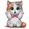 Diamond Painting-DIY Crystal Rhinestone Surprised Kitty
