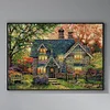 >SALE<Full Embroidery Cotton Thread 14CT Print Autumn Garden Villa Cross Stitch59x42cm