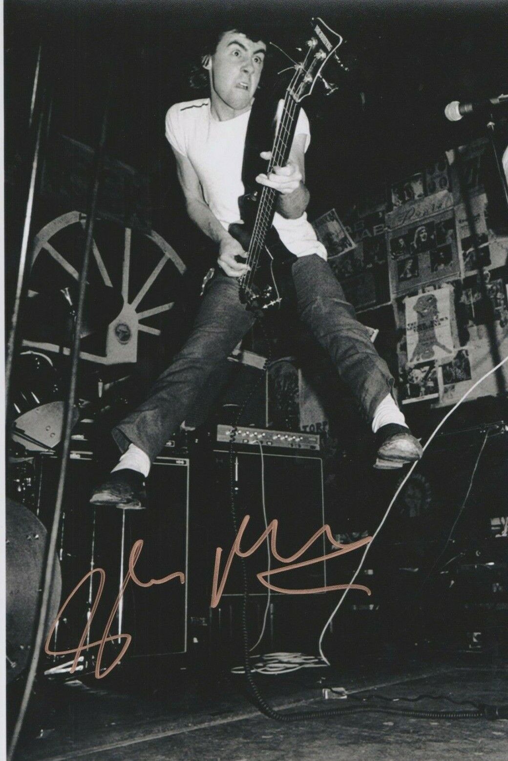 Glen Matlock (Sex Pistols) **HAND SIGNED** 12x8 Photo Poster painting ~ AUTOGRAPHED