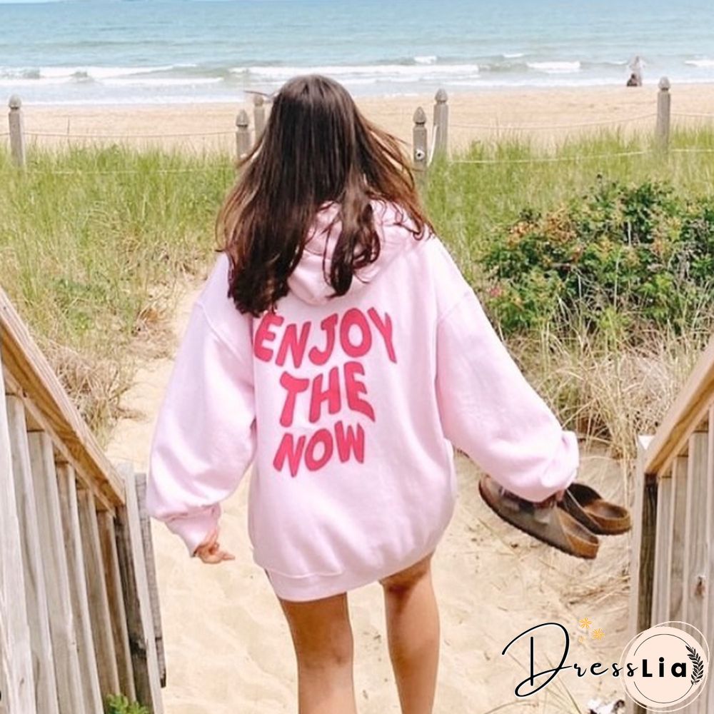 Enjoy The Now Preppy Hoodie