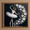 Daisy Flower Ballerina - Round Drill Diamond Painting - 40*40CM
