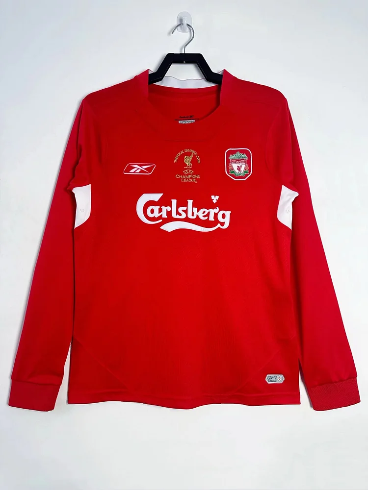 2004-05 Liverpool FC Home Long Sleeve Retro Shirt