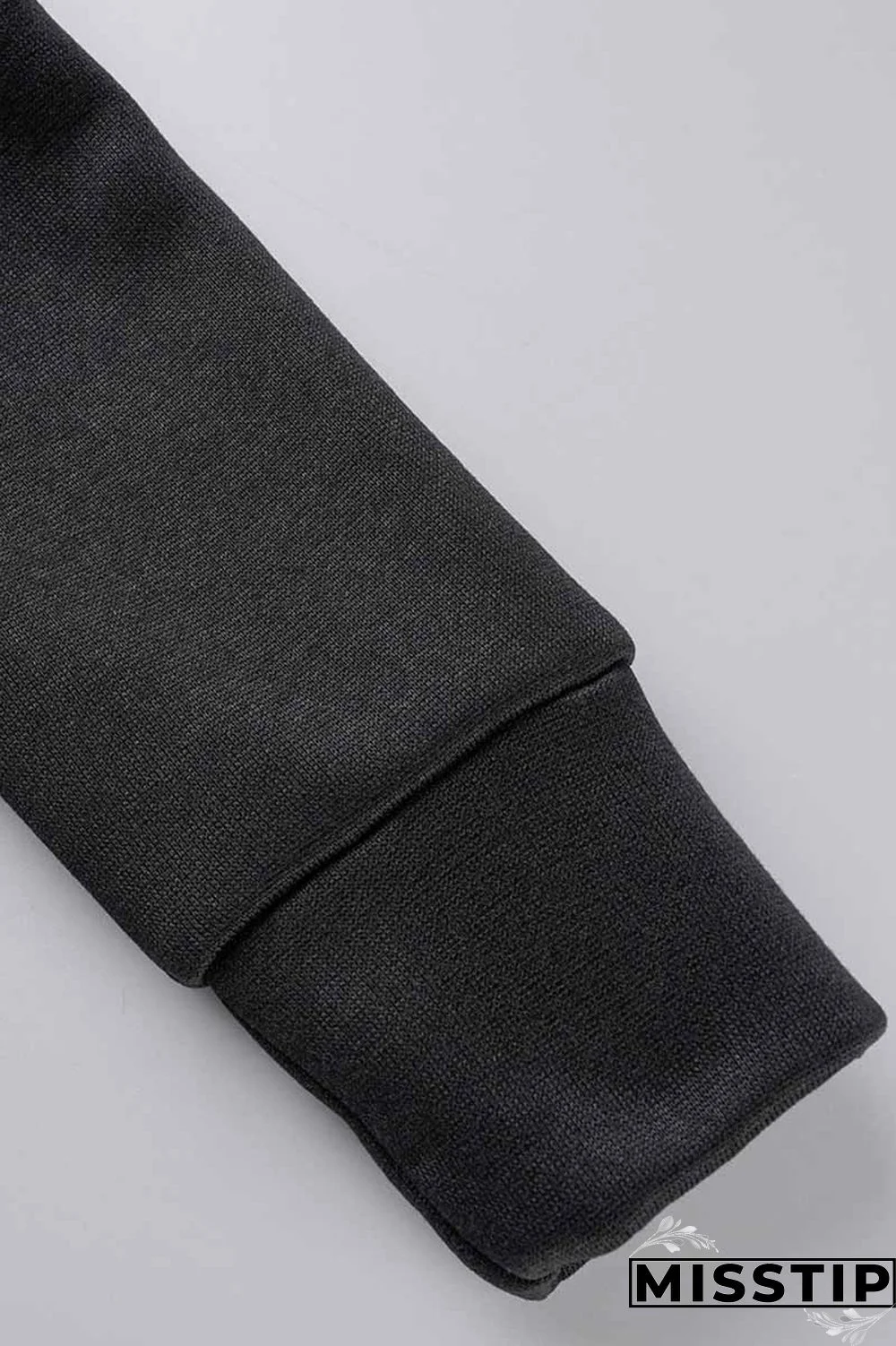 Khaki Elegant Print Letter Hooded Collar Long Sleeve Two Pieces