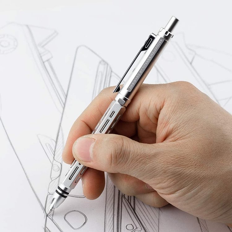 Titaner Aluminium Mechanical Pencil with Clip 