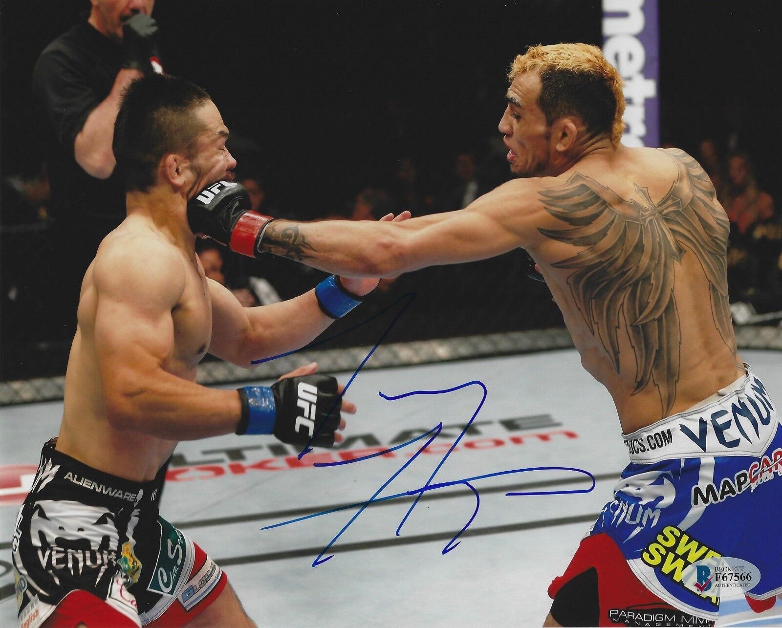 Tony Ferguson Signed 8x10 Photo Poster painting BAS Beckett COA UFC Fight Picture Autograph 1