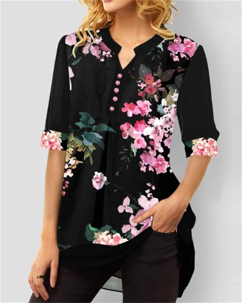 Casual Printed Short Sleeve T-Shirt