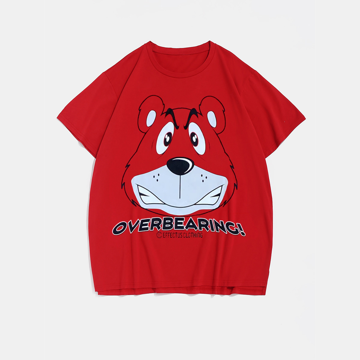Plus Size Red Overbearing T-Shirt