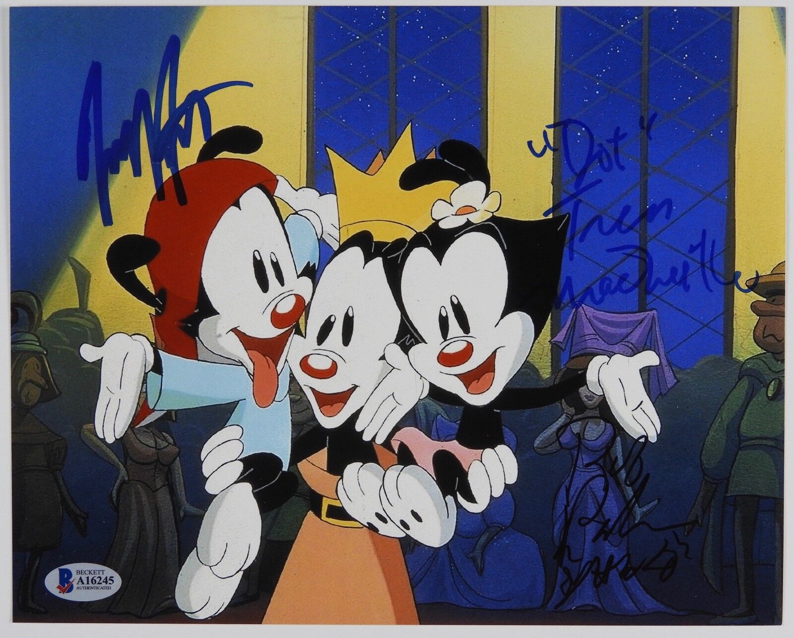 Animaniacs Jess Harnell Fully Autograph Signed Photo Poster painting Beckett BAS COA 8 x 10