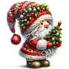 Christmas Tree Gnome - 11CT Stamped Cross Stitch - 40*40cm - Xmas