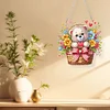 Bear With Flower Basket - 5D DIY Pendant