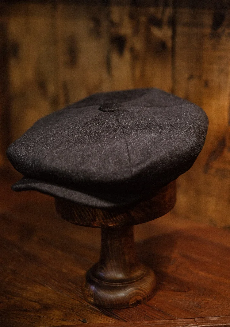 Dodge Baker Boy - (Wide-Width) Black Loden