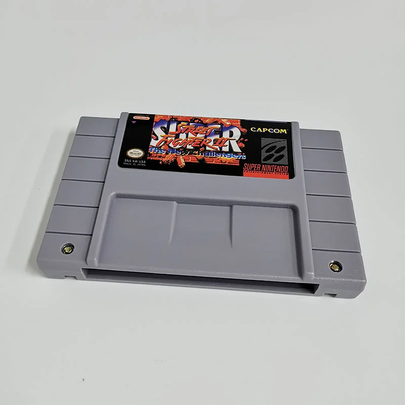Super Street Fighter II - The New Challengers SNES For Super Nintendo Entertainment System - 16 Bit US Version Game Cartridge