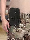 2Pcs Fanny Pack with Multi Pockets Waist Pack Oxford Belt Pack for Men and Women