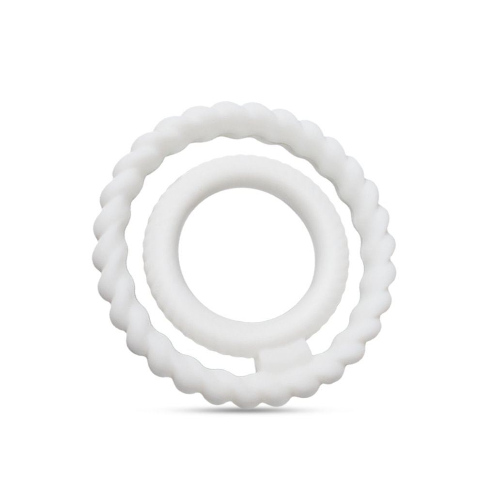 Silicone Dual Penis Ring  