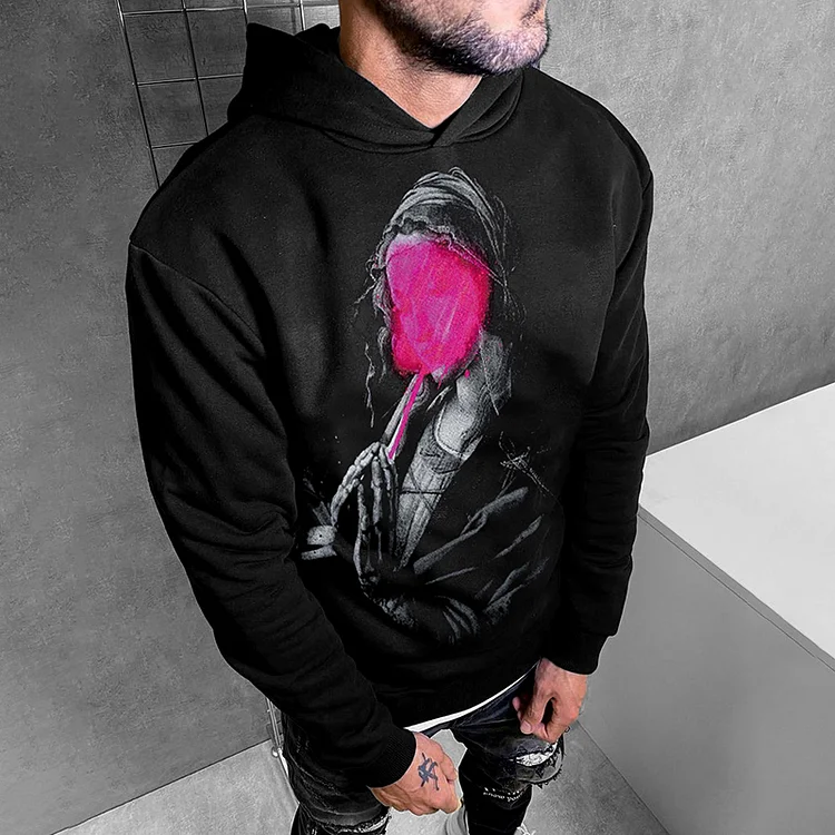 Broswear Shy Virgin Mary Art Print Long Sleeve Hoodie