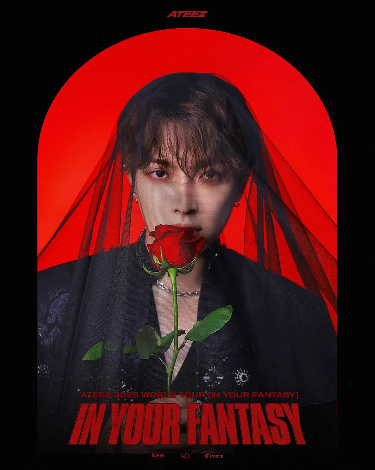 ATEEZ IN YOUR FANTASY ツアーポスター 2025 ATEEZ In Your Fantasy World Tour Poster