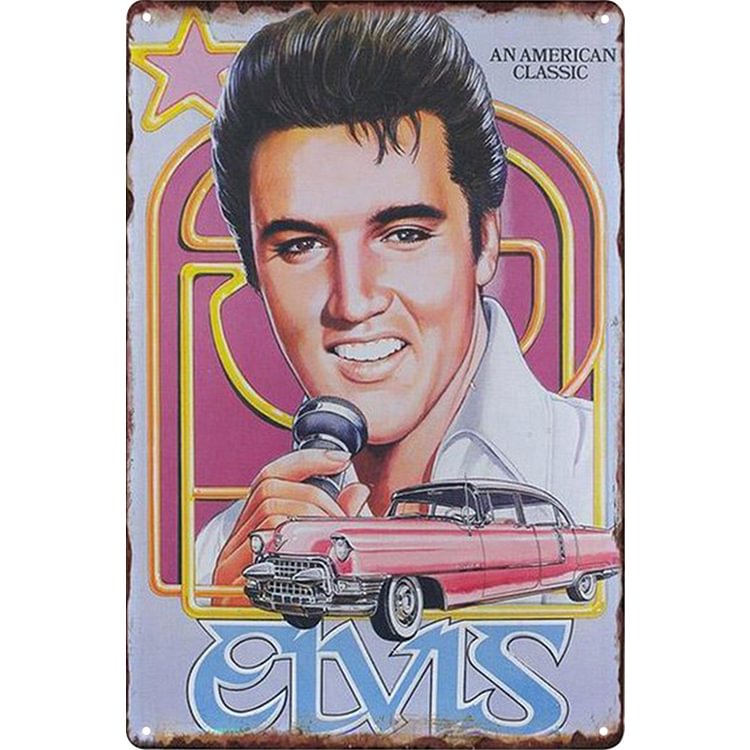 Elvis presley - Enseigne Vintage Métallique/enseignes en bois - 20*30cm/30*40cm