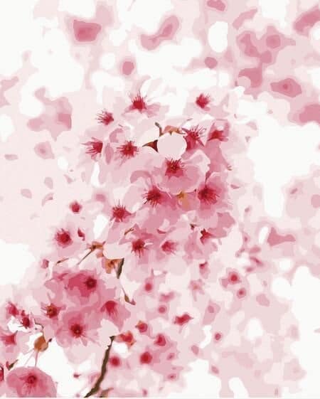 

Cherry Blossoms – Paint By Numbers - 40*50CM, 501 Original