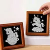 12Pcs DIY Pearl Painting Flying Horse for Home Wall Decor(15x15cm)