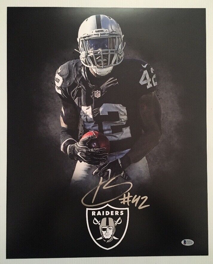 Karl Joseph Autographed Signed 16x20 Photo Poster painting Oakland Raiders BECKETT COA