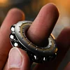 EDC Mechanical Buddhist Beads Ring Gyroscope PPB Portable Decompression Push Card