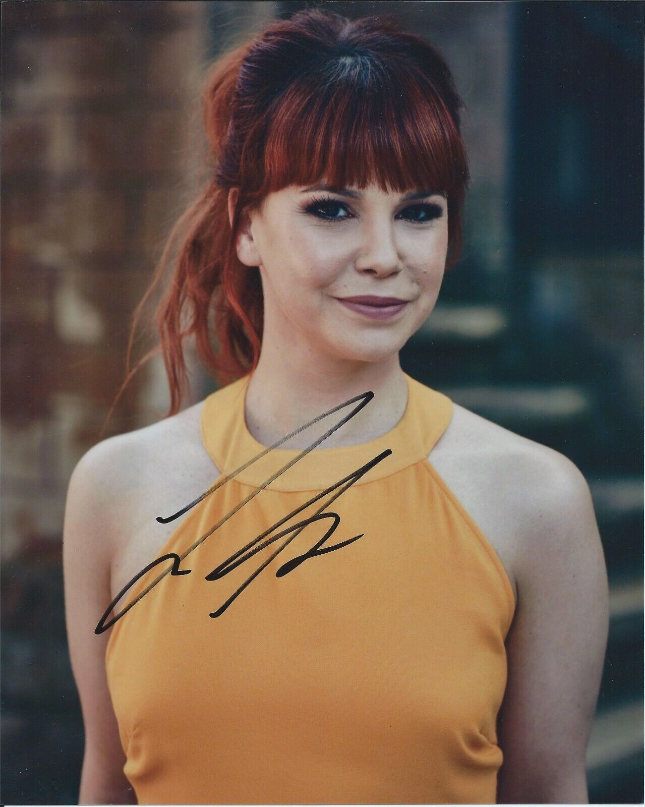 Jessica Fox autograph - signed Hollyoaks Photo Poster painting