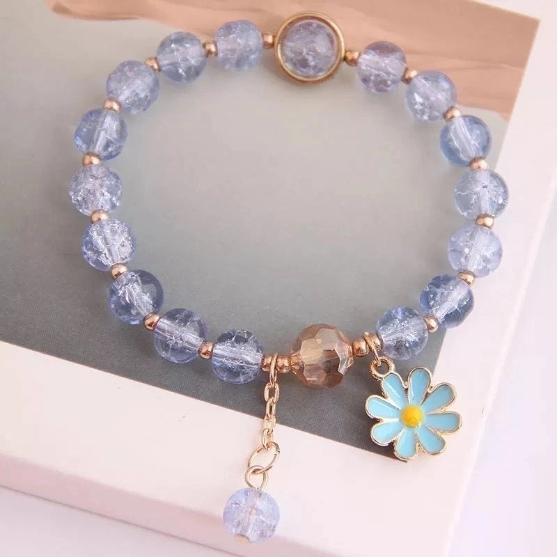 Women's Fashion Vintage Crystal Daisy Bracelet
