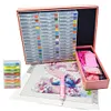 2-in-1 Diamond Art Storage Containers & Line-Up Tray Gift Set, 45 tray boxes+tool set,Upgrade Convex Point Bottom Design for Efficient Crafting DIY Diamond Art Accessories