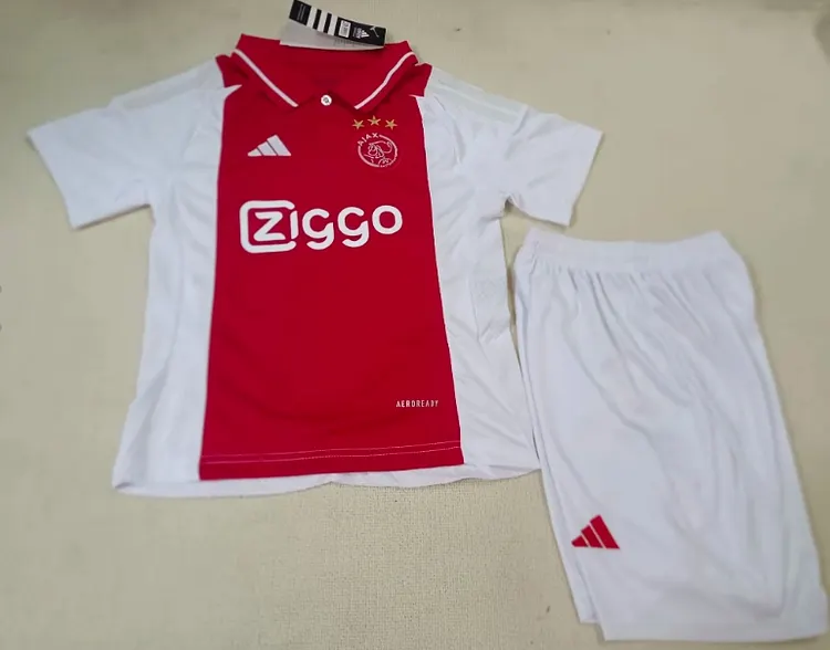 24-25 season Ajax home jersey children's clothing