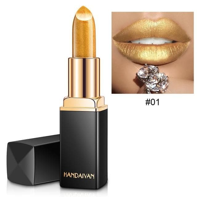 Professional Lips Makeup Waterproof Shimmer Lipstick SP14618