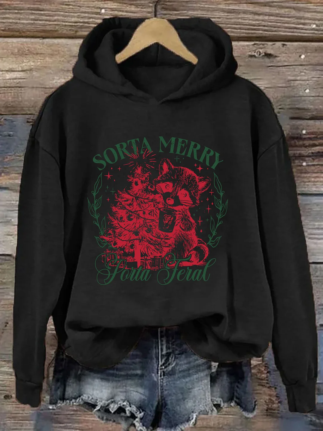 Sorta Merry Sorta Feral Hoodie