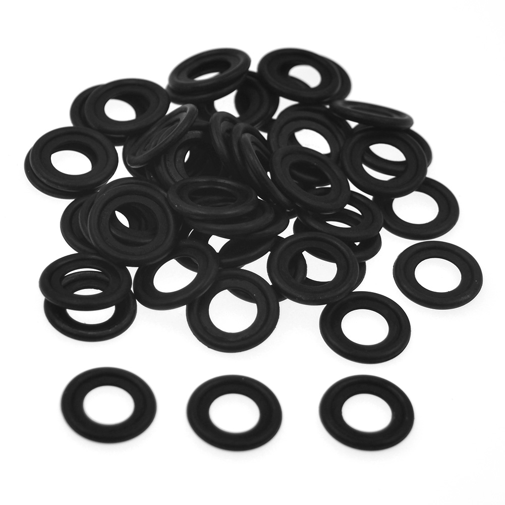 

50pcs Sealing Rings Oil Drain Plug Washer Gasket Kit for Chevrolet Opel GM, 501 Original