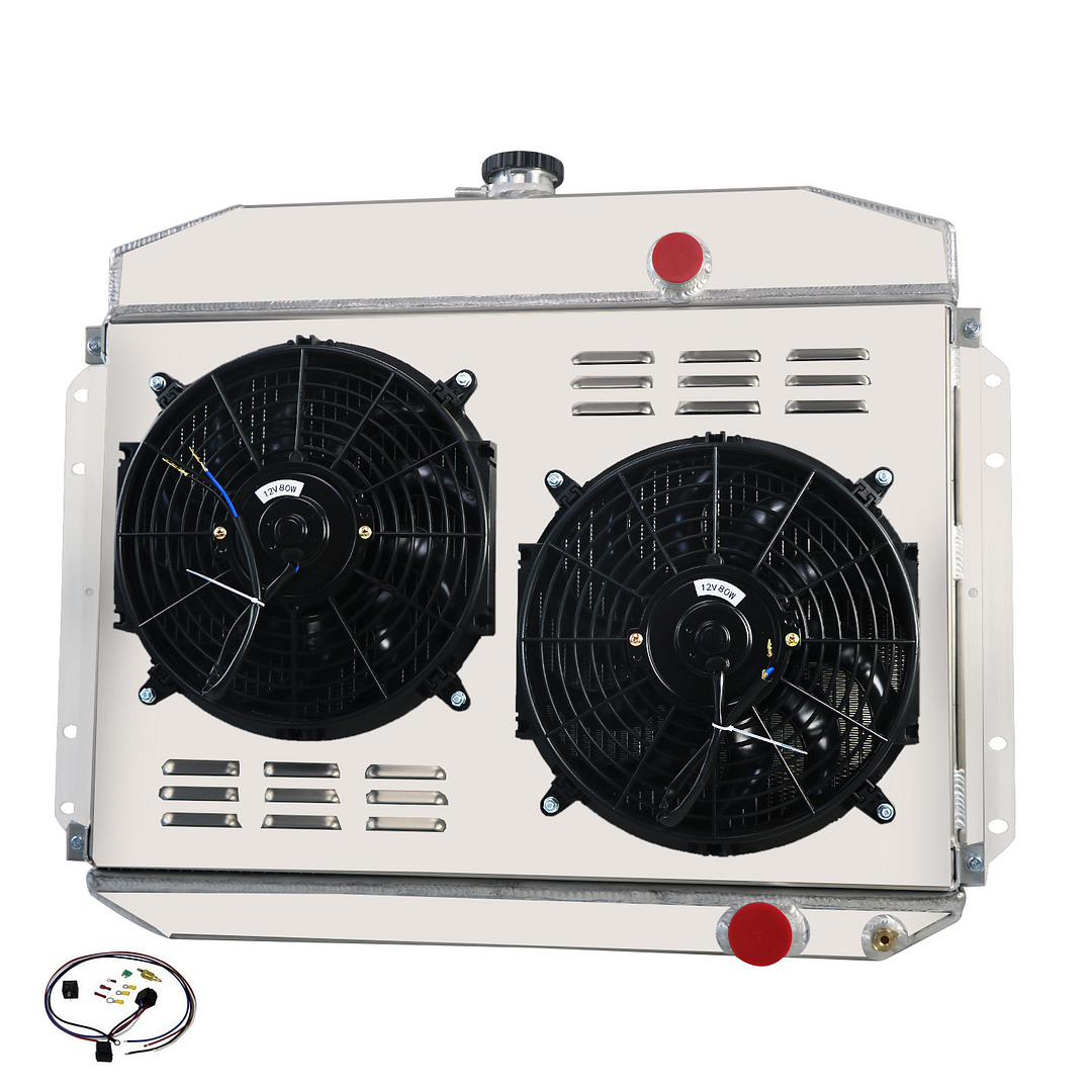 3 Row Radiator Shroud Fan For 1961-1964 Ford F-Series F100 F250 F350 Truck 6 CYL