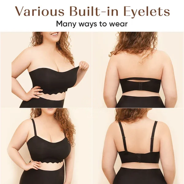 Front Buckle Strapless Ultra lift Bra