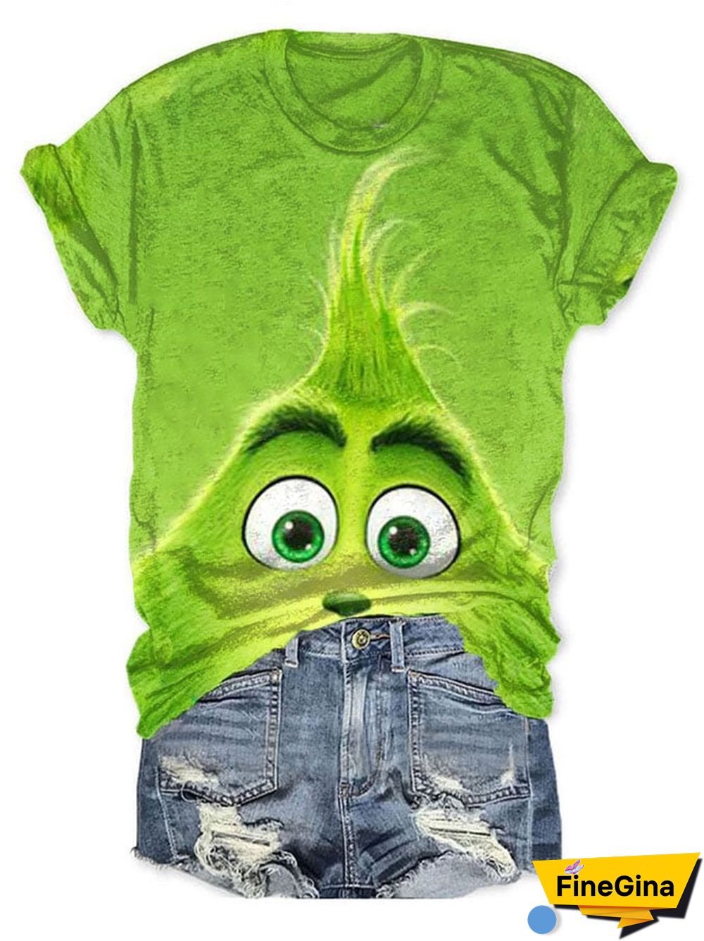 Christmas Print Casual T-Shirt