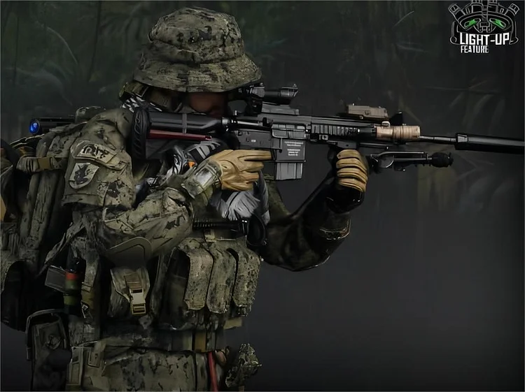 [予約]SoldierStory 1/6 海軍特殊作戦部隊 ゴールデンチーム メンバーGA 2 可動 アクションフィギュア 素体 ヘッド 衣装 アクセサリー フルセット SS136