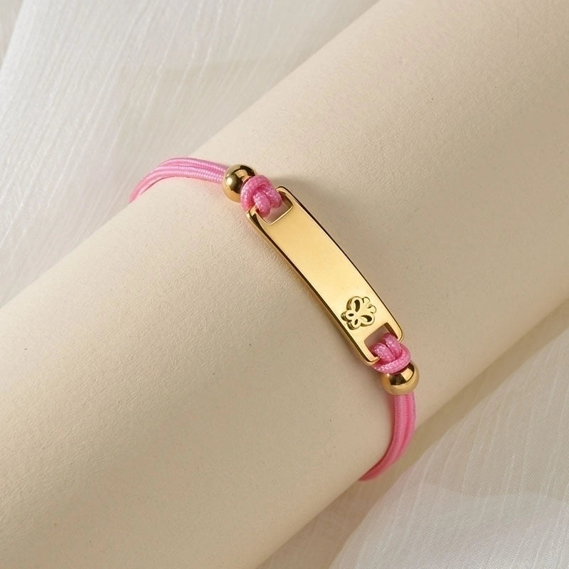 Fashion 304 Stainless Steel No Inlaid Bracelets In Bulk