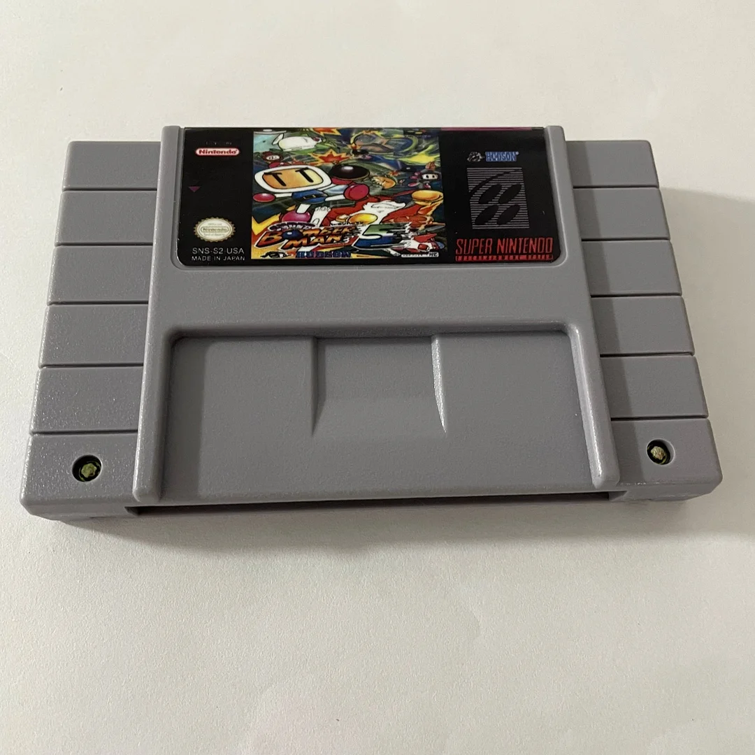 Super Bomberman 5 SNES For Super Nintendo Entertainment System - 16 Bit US Version Game Cartridge