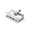 Aluminum Alloy USB3.0 Docking Station Fixing Clip Adjustable Thickness Converter Hub
