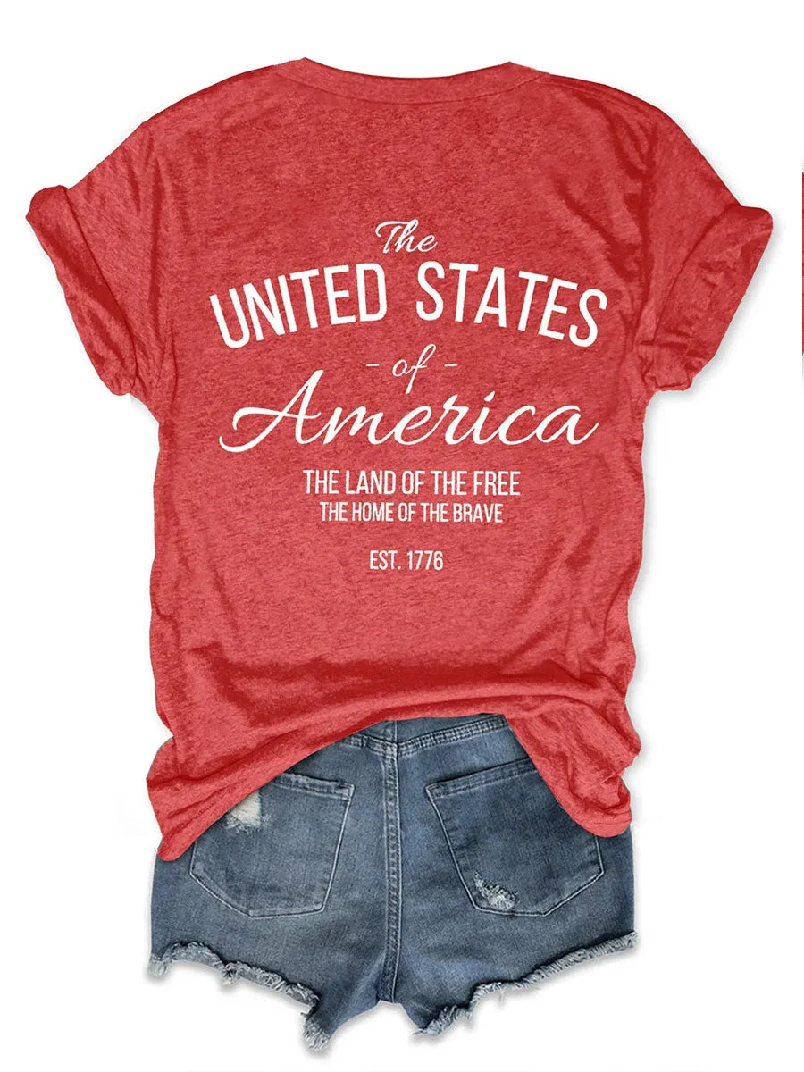 In God We Trust America Flag T-shirt