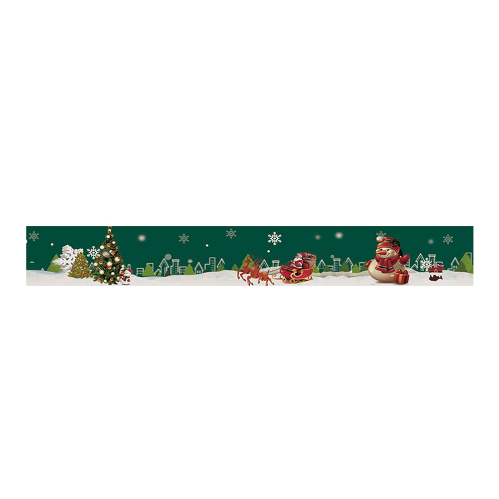 

2pcs Christmas PVC Removable DIY Self-adhesive Waterproof Stairs Stickers, 501 Original