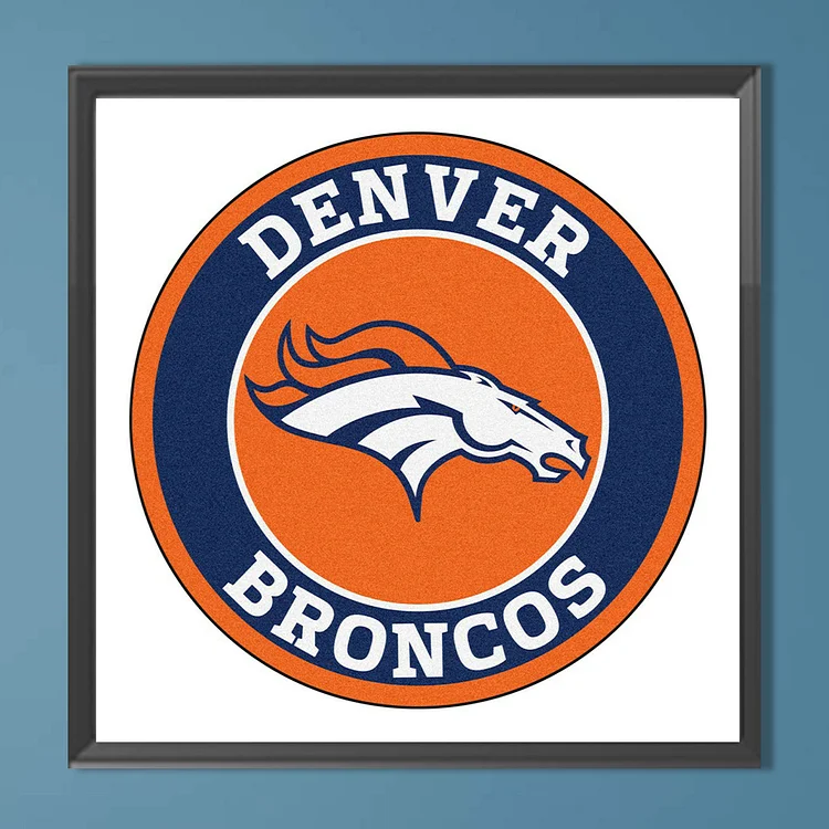 Denver Broncos Logo - 5D Diamond Paintings 