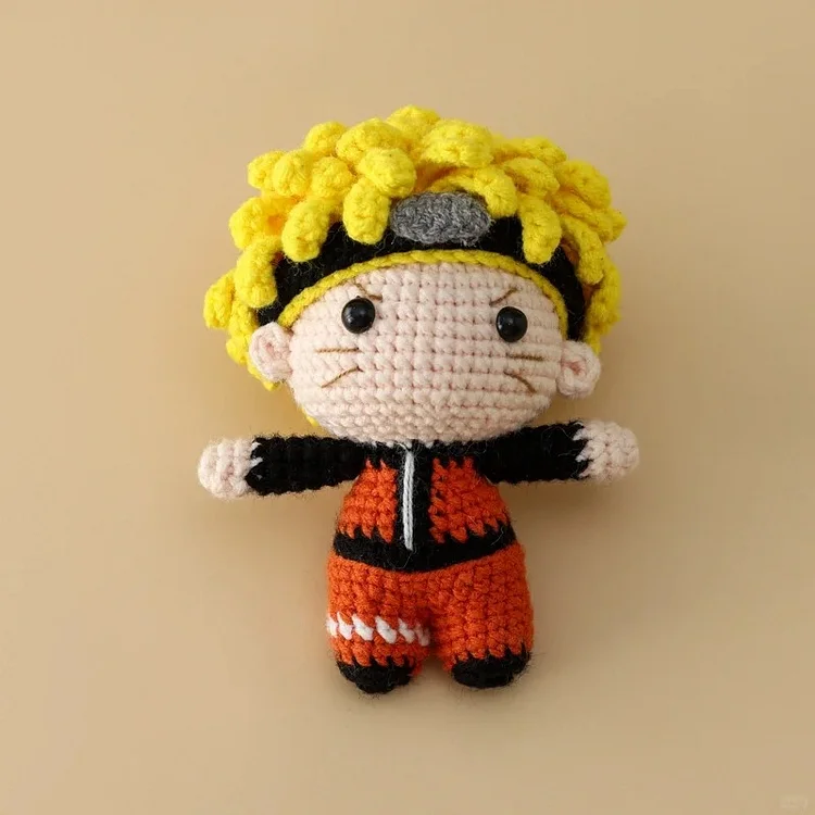 Lulusnow Handmade  Narutos Doll Crochet Key Chain Bag Accessories