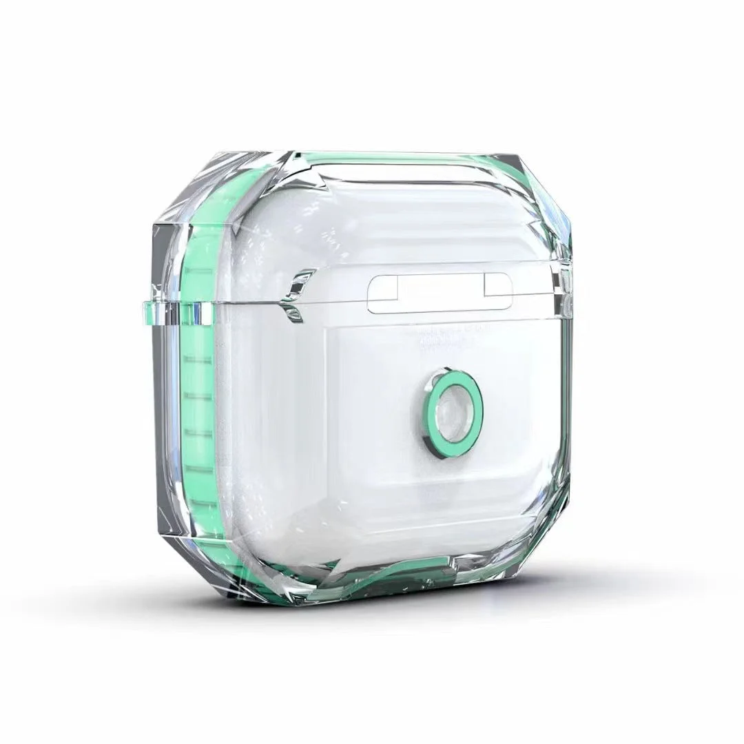 Two-Color Transparent Apple AirPods Case