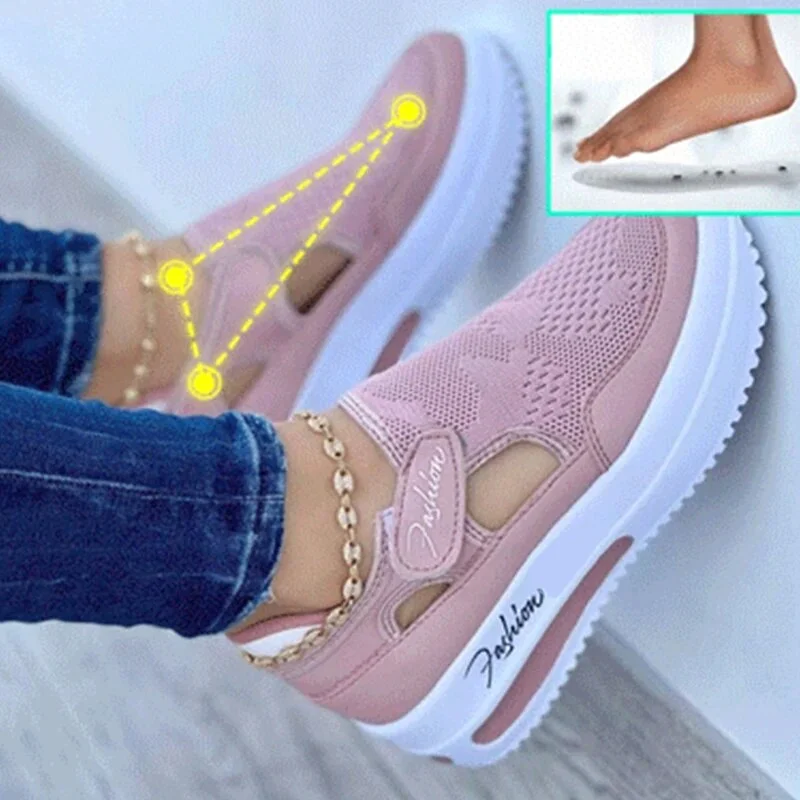 Qengg Women Fashion New Sneakers Slip On Shoes For Women Comfortable Platform Sneakers Plus Size Tenis Feminino Ladies Vulcanize Shoes