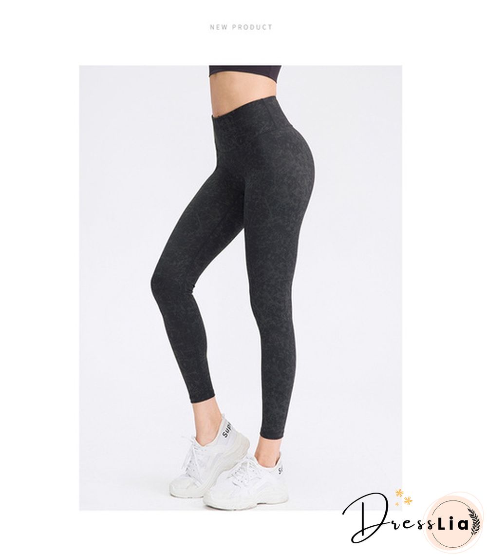 Print Women' Yoga Pants High Waist High Elastic Sport Leggings Gym Clothing Yoga Push Up Legging Running Workout Seamless Tights