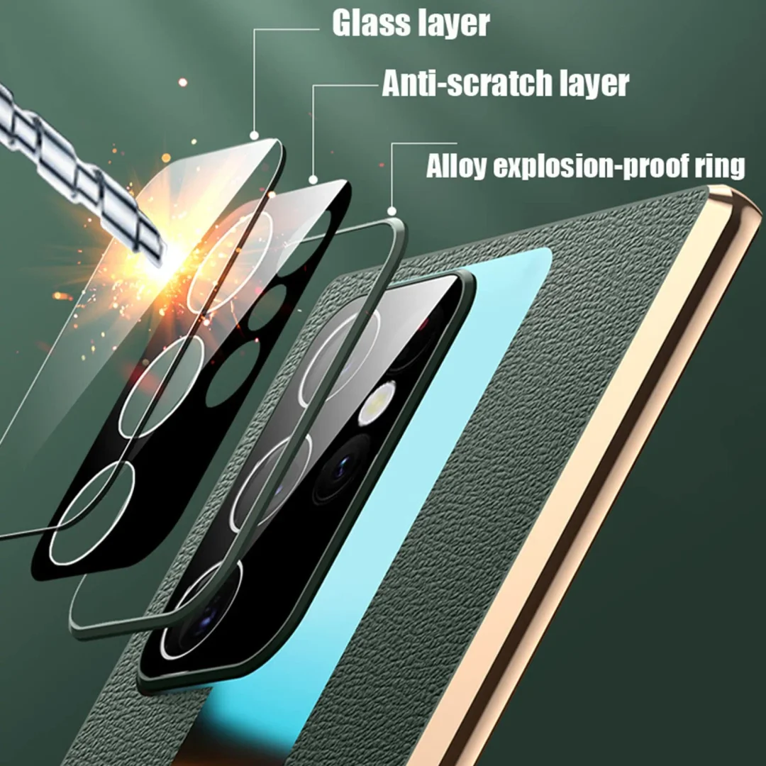 Suitable for Samsung S22/S23 series glass goggles magnetic suction all-inclusive drop-proof mobile phone case