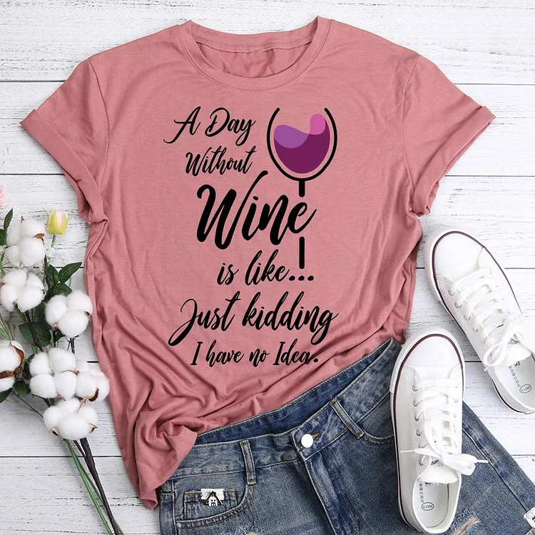 Funny Wine Joke  T-Shirt Tee-05586