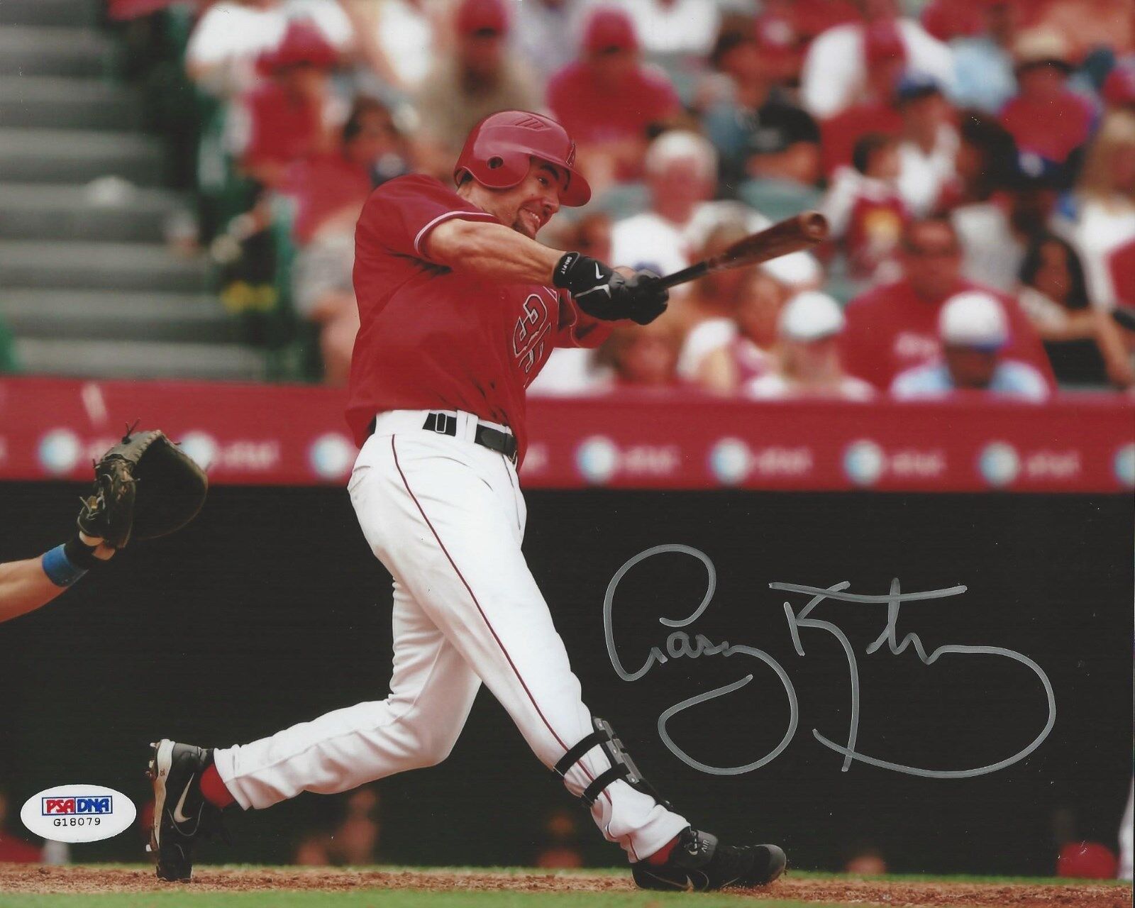 Casey Kotchman Anaheim Angels signed 8x10 PSA/DNA # G18079