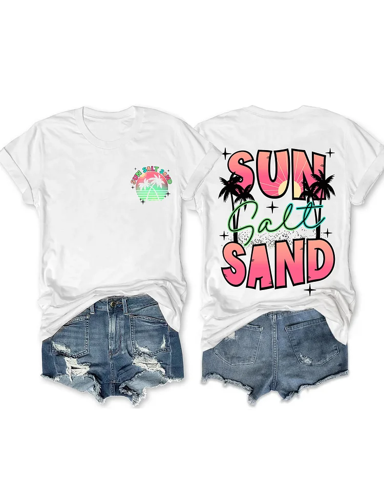 Sun salt sand T-shirt socialshop